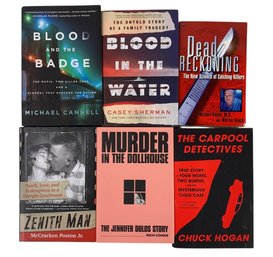 Collection Of Murder Mystery Hardcover Books - #S16-2