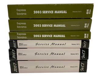 2003 / 2007 General Motors Service Manuals, Volumes 1-3 - #S17-1