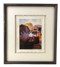 Peruvian Urban Landscape Artist's Proof, 'Cusco Procession,' Signed Armando Freyre - #RBW-W
