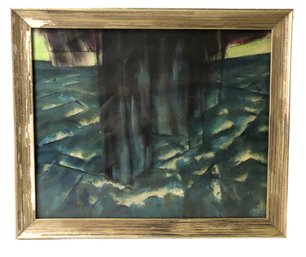 1947 Abstract Watercolor Painting, Andrew Vargish (Hungarian/American, 1905-1981) - #RBW-W