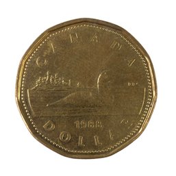 1988 Canada (Loonie) Dollar Coin - #JC-B
