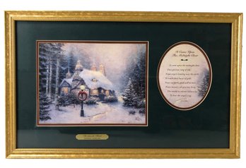 'Stonehearth Hutch' Thomas Kinkade Accent Print By Media Arts Group Inc. W/ COA - #A2
