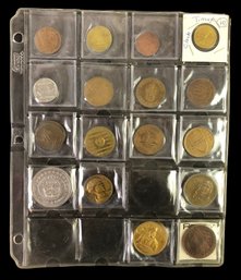 Collection Of Vintage Tokens: 1857 Prince Edward Island, 1978 Miss America & More - #JC-B001