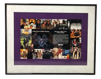 1986 Orion Home Video Motion Picture Promo Poster By Orion Pictures - #A3