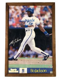 Bo Jackson Kansas City Royals Sports Illustrated Framed Poster - #SW-1