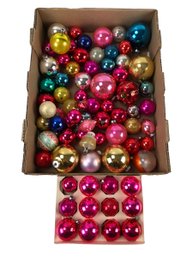 Vintage Glass Ball Christmas Ornaments - #S10-1