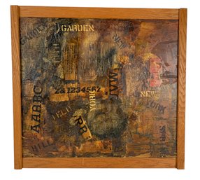 1960s Urban New York City Mixed Media On Board - #RBW-W