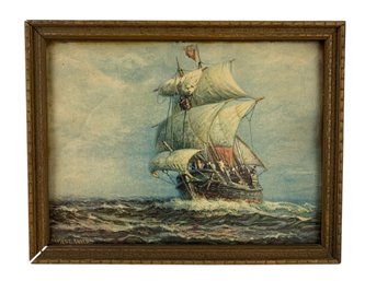 THE MAYFLOWER Framed Art Print By James C. Tyler - #A1