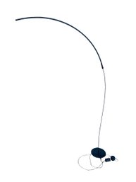 Arc Floor Lamp, 74-Inch Black (WORKS) - #FF