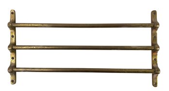 Vintage Solid Brass Towel Rail - #S15-3