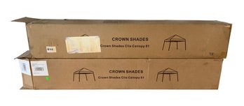 Crown Shades Pop Up Blue Canopy (Set Of 2) - #SC
