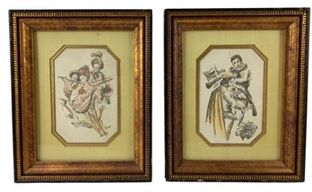 Baroque Musicians Framed Lithographic Prints - #R1