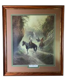 Jack Terry Signed Limited Edition Framed Print, 'Riders Of Mystic Canyon' - #BR