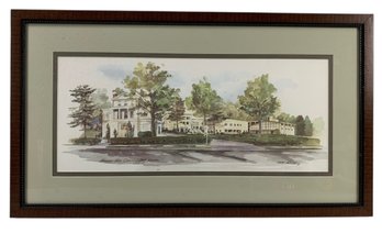 Hamden Hall Country Day School Landscape Art Print By Mark Johnson - #C1
