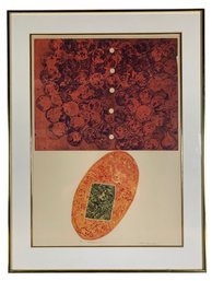 Noboru Tsuratani (Japan/America, 1940-2007) Signed Abstract Lithograph - #BR-5