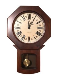 Howard Miller Barwick Battery Pendulum Wall Clock (WORKS) - #DR