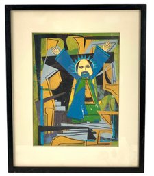 Religious Abstract Mixed Media Collage - #A2