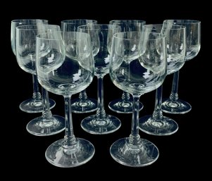 Stemmed Crystal Wine Goblets (Set Of 10) - #S17-3