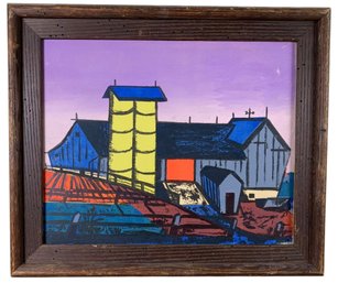 Louise A. Freedman (American, 1915 - 2001) Serigraph, A Road To New Hope - #BR