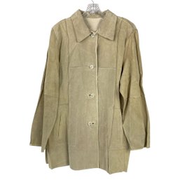 Utex Design Suede Leather Jacket (Women's Size Large) - #CR