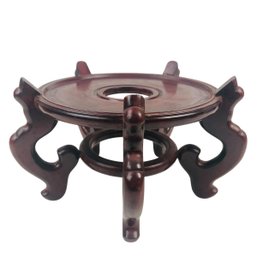 Chinese Rosewood Fish Bowl Planter Stand - #S8-2