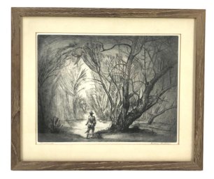 Kalman Kubinyi (American 1906-1973) Signed Etching, 'Tanglewood' - #A2