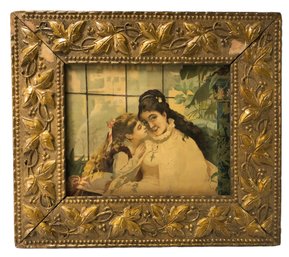 Gilt Framed Antique Victorian Print - #R1