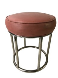 Mid-Century Chrome Vanity Stool - #S8-5
