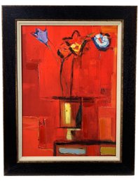 Elya DeChino 'Study In Red' Hand-Enhanced Open Edition Giclee - #A6