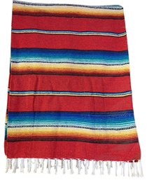 Southwestern Style Striped Blanket - #BR