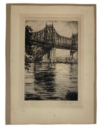 1929 Louis Schmidt (American, 1857-1935) Signed Limited Edition Etching - #S11-5L