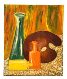 Mid-Century Still Life With Artist's Palette - #R3