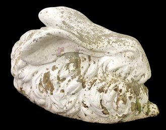 Vintage Cement Rabbit Garden Statue - #S18-2