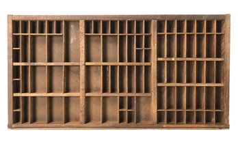 Vintage Wood Typesetter Drawer - #S15-F