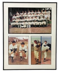 1955 Brooklyn Dodgers Framed Prints - #A11
