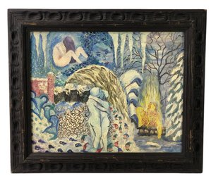 Surrealist Oil On Canvas Painting, Signed Francis Picabia - #A10