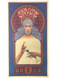 Jesus Christ Superstar Decca Records Poster By David Byrd, Copyright MCA Inc., 1971 - #S28-3