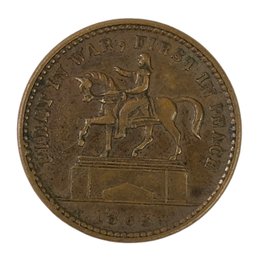1863 First In War, First In Peace Union For Ever Civil War Token, Error - #JC-B