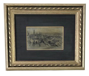 'A Bit Of Nantucket' Framed Sterling Silver Engraving - #S12-5R