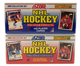 1990 Score NHL Hockey Premier Edition Player Cards (NEW, FACTORY SEALED) - #S9-3