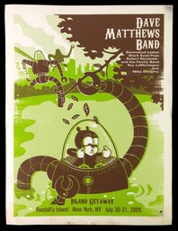 2005 Dave Matthews Band Randall's Island Concert Poster By Methane Studios -  #S28-2