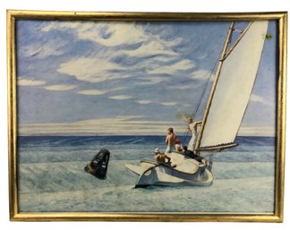 'Ground Swell' Framed Art Print By Edward Hopper - #A10