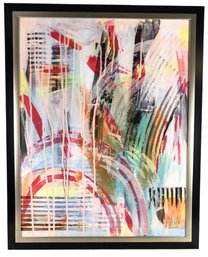 Nikki Galapon 'Skid' Abstract Canvas Art Print - #SW-5