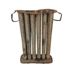 Antique Tin Tapered Candle Mold - #S14-4
