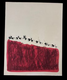 'Horsemen' Limited Edition Lithograph, Signed Nissan Engel (Israel, 1931-2016) - #S11-4L