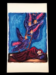 'Jacob's Dream' Artist's Proof, Signed Nissan Engel (Israel 1931-2016) - #S11-4L