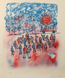 Yanni Posnakoff (Greece, 1933) Signed Limited Edition Lithograph, 1968 - #S28-2