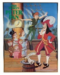 1953 The Walt Disney Company Framed Peter Pan Movie Poster - #SW-4