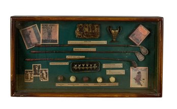 History Of Golf Diorama Shadow Box - #S19-F