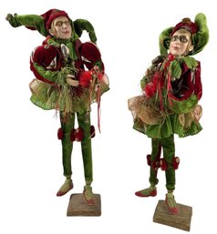 Court Jester Figurines (Set Of 2) - #S9-1